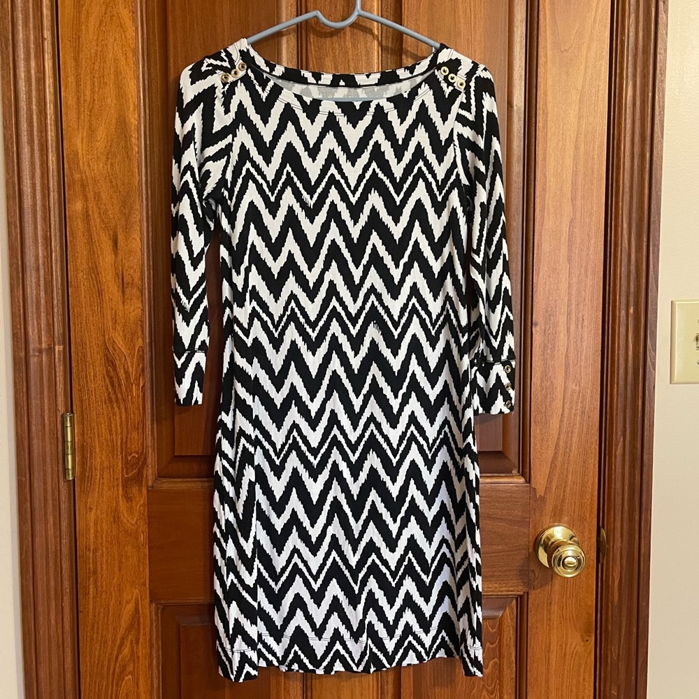 Black & White Lilly Pulitzer Sophie Dress